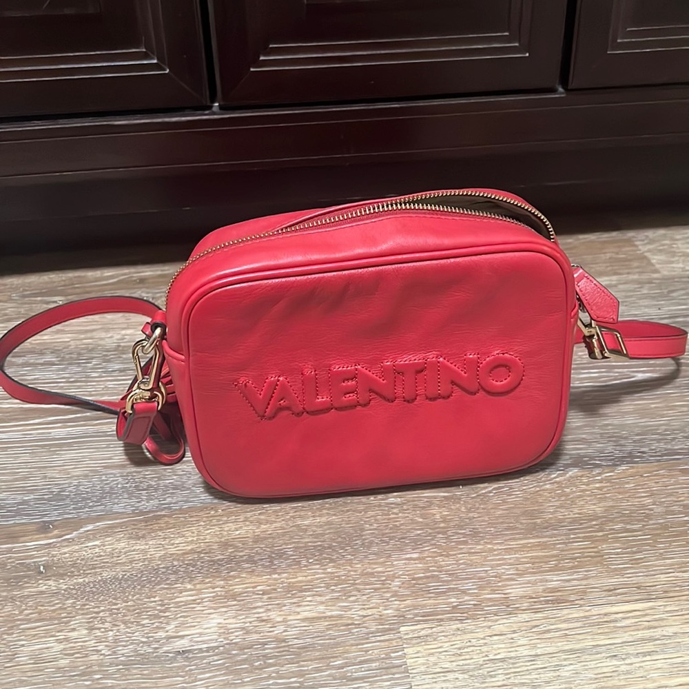 AUTHENTIC VALENTINO RED CROSSBODY